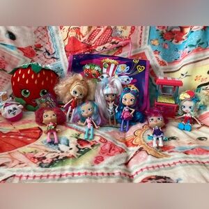 🍓 Shopkins Shoppies Accessories Stuff (NWT) Popcorn Machine & Carrying Case 🍓